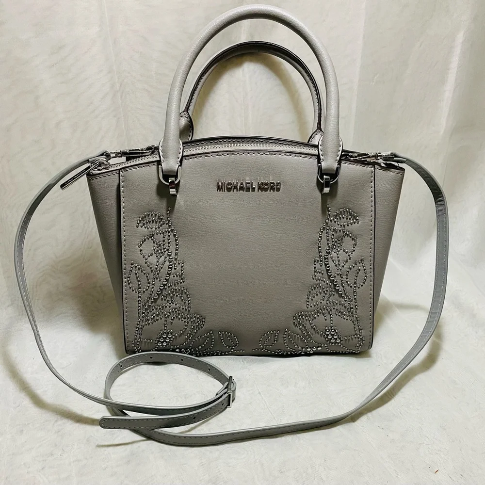 Michael Kors Ellis Satchel Convertible Crossbody - Picture 14 of 14